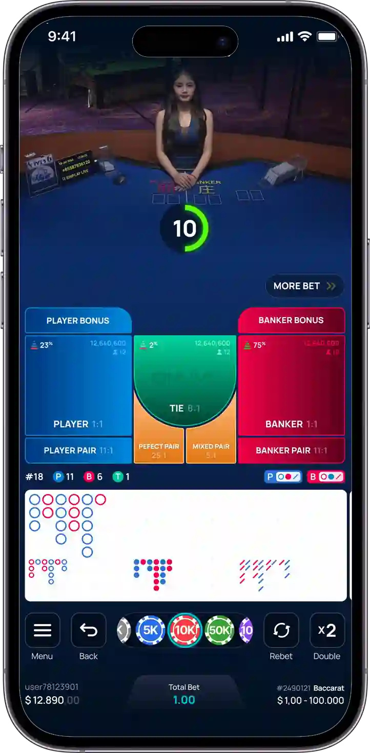 baccarat gameplay